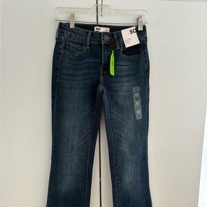 SO Juniors Low Rise Bootcut  Jeans Size 1/25W NWT
